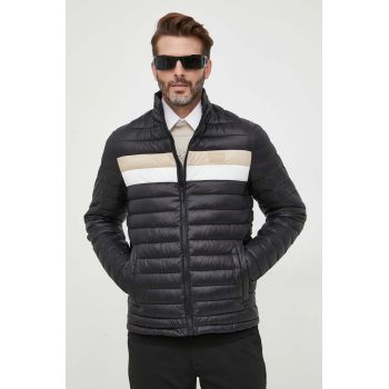 Karl Lagerfeld geaca barbati, culoarea negru, de tranzitie