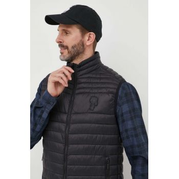 Karl Lagerfeld vesta barbati, culoarea negru, de tranzitie