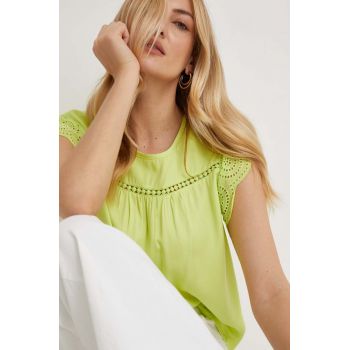 Answear Lab bluza culoarea verde de firma originala