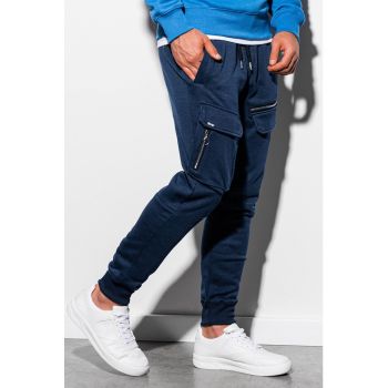 Pantaloni sport jogger cu snur de ajustare