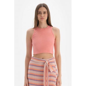 Top crop de plaja din amestec de modal