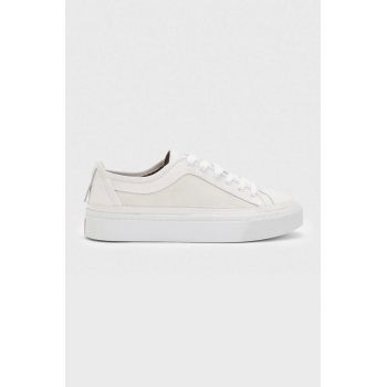 AllSaints sneakers din piele MILLA culoarea bej, WF716Y