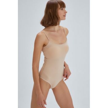 Body uni cu bretele inguste
