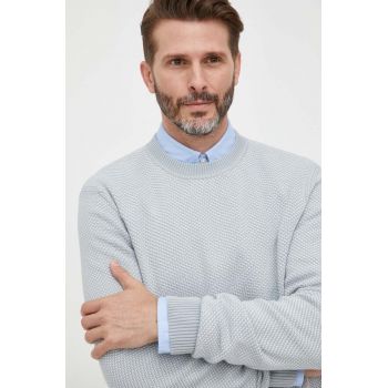 Boss Orange pulover de bumbac BOSS ORANGE culoarea gri, light de firma original