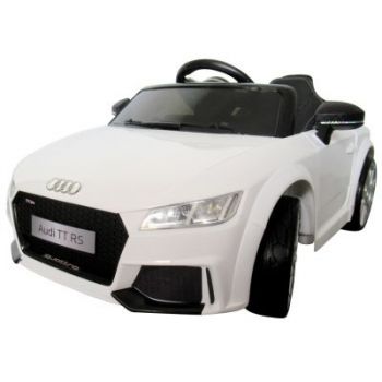 Masinuta electrica cu telecomanda R-Sport Audi TT alb ieftina