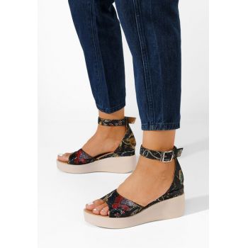 Sandale dama piele Salegia V4 multicolore de firma originala