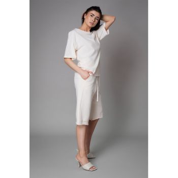 Set de tricou din amestec de bumbac si pantaloni scurti