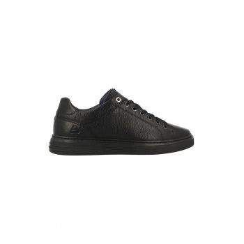 Pantofi sport low-top de piele nabuc