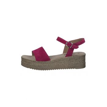 Sandale-espadrule cu platforma