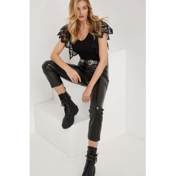 Answear Lab tricou femei, culoarea negru