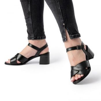 Sandale piele naturala 805 negru