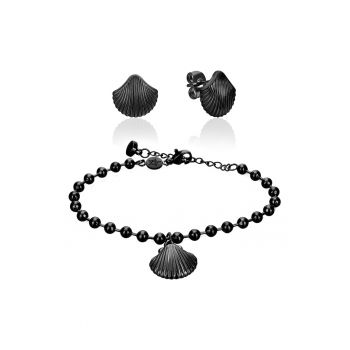 Set de bratara si cercei cu tija