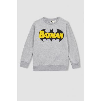 Bluza sport cu decolteu la baza gatului Batman