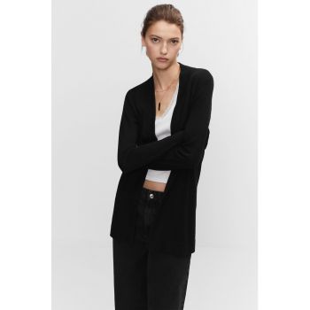 Cardigan tricotat fin fara inchidere Alma