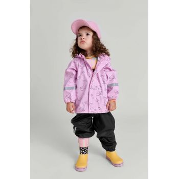 Reima jachetă și pantaloni pentru copii Moomin Plask culoarea violet ieftina