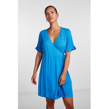 Rochie evazata cu model uni