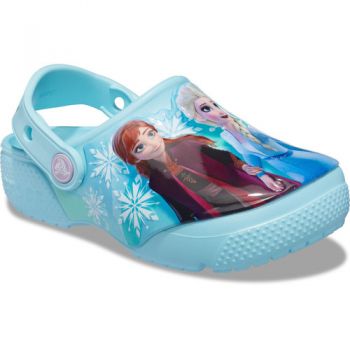 Slapi copii Crocs Disney Frozen II T 206804-4O9 ieftine