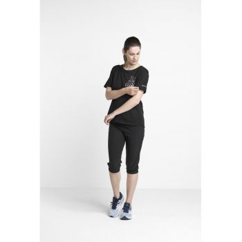 Pantaloni sport capri cu snur