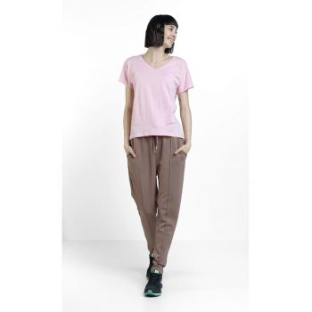 Pantaloni sport cu talie inalta