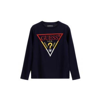 Bluza de bumbac cu imprimeu logo