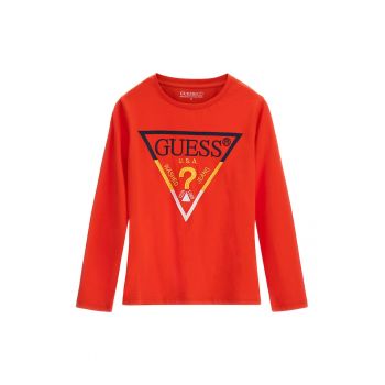 Bluza de bumbac cu imprimeu logo