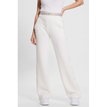 Pantaloni cu talie inalta si buzunare oblice pentru fitness