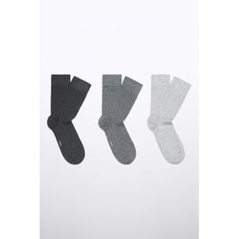 Set de sosete lungi uni - 3 perechi