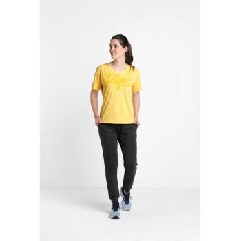 Tricou din amstec de bumbac cu imprimeu text