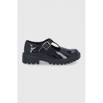 Geox Balerini din piele pentru copii culoarea negru