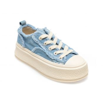 Pantofi GRYXX albastri, 7118, din material textil