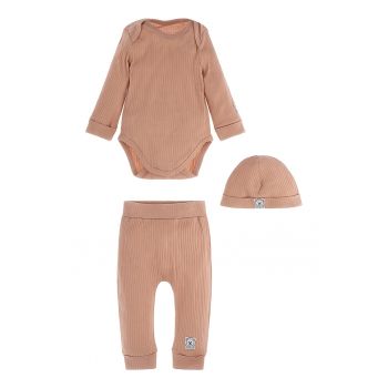 Set de body - pantaloni si caciula -3 piese