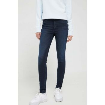 Tommy Jeans jeansi femei, culoarea albastru marin ieftini