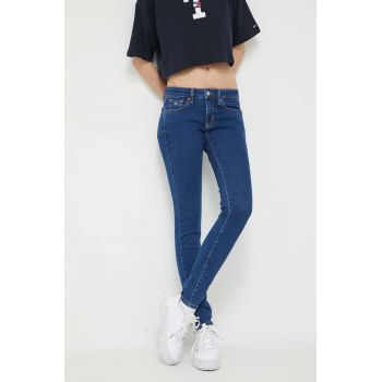 Tommy Jeans jeansi Sophie femei, culoarea albastru marin ieftini