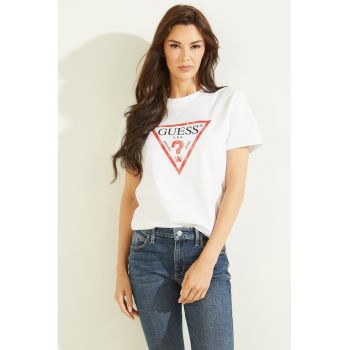 Tricou din bumbac cu imprimeu logo