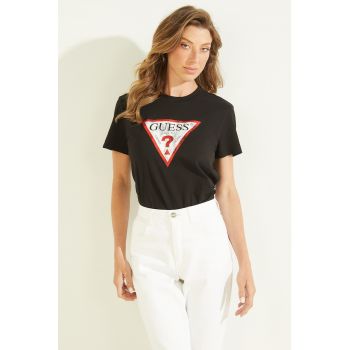 Tricou din bumbac cu imprimeu logo