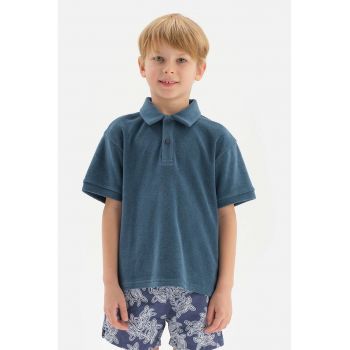 Tricou polo cu maneci cazute