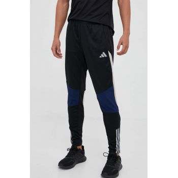 adidas Performance pantaloni de antrenament Tiro 23 Competition Winterized culoarea negru, modelator ieftini