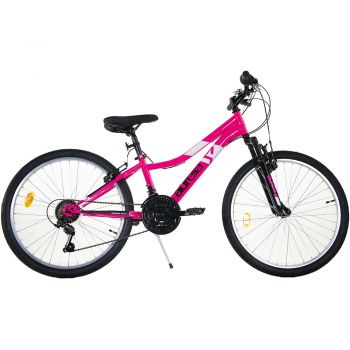 Bicicleta Dino Bikes 24 inch MTB femei Ring roz la reducere
