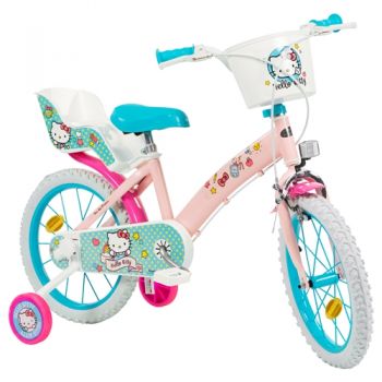 Bicicleta Toimsa pentru Fetite Hello Kitty, 16 Inch