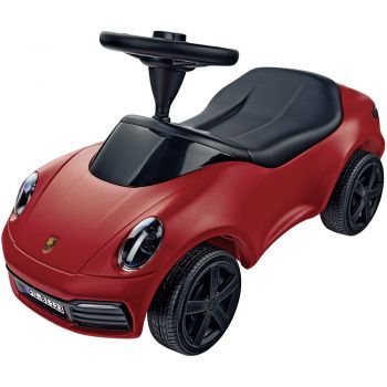 Masinuta pentru copii fara pedale Big Baby Porsche 911, roti din cauciuc silentios, volan sport cu claxon si emblema originala Porsche, scaun ergonomic, de la 1,5 ani pana la greutatea maxima de 50 kg