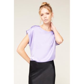 Bluza cu aspect satinat