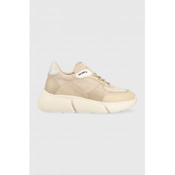 Steve Madden sneakers Many culoarea bej, SM11002094