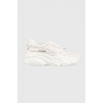 Steve Madden sneakers Possession-E culoarea alb, SM19000033 de firma originali