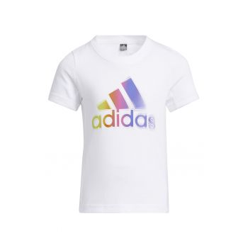 Tricou cu imprimeu logo - pentru fitness