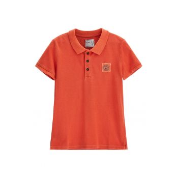 Tricou polo cu logo brodat pe piept