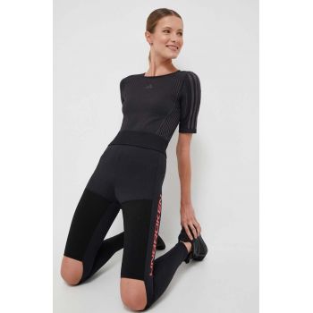 adidas Performance tricou de antrenament culoarea negru