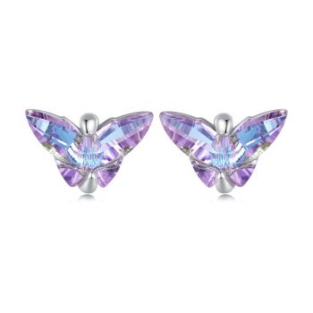 Cercei din argint Mystic Butterfly