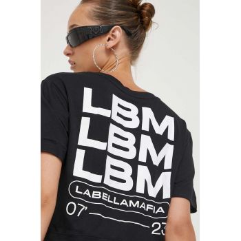 LaBellaMafia tricou femei, culoarea negru