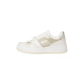 Pantofi sport de piele cu logo