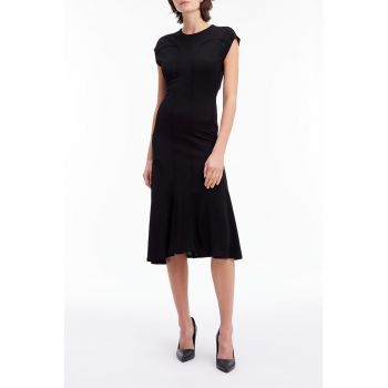 Rochie midi evazata de firma originala